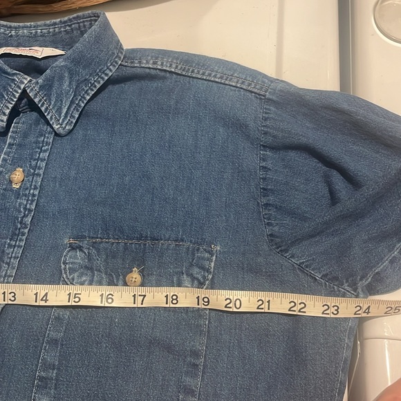 Vintage Dakota denim button up shirt with two buttoned chest pockets - Picture 4 of 5